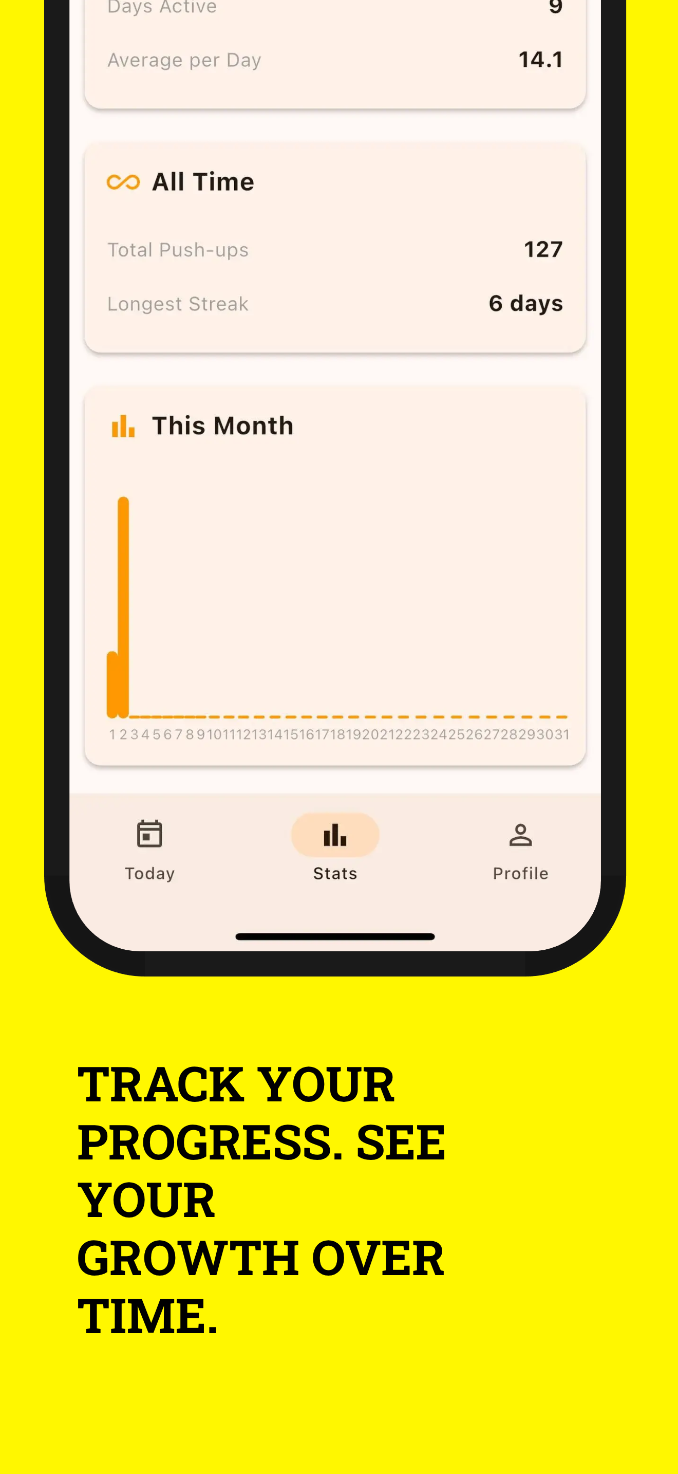 Stats and streak tracking