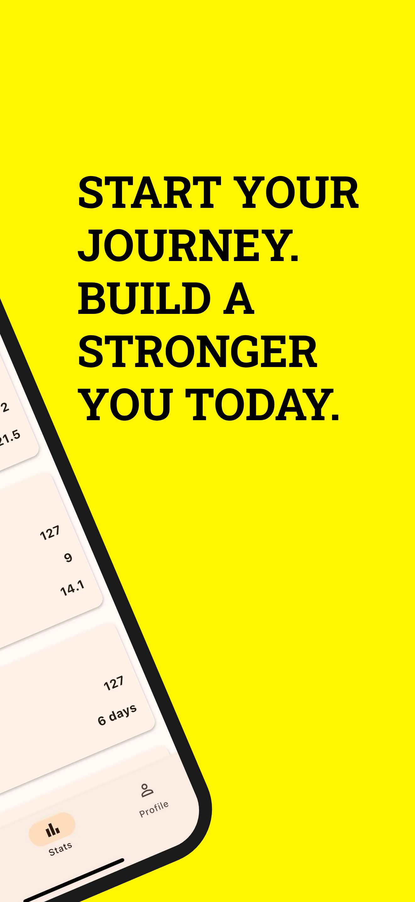 Monthly chart showing push-up totals